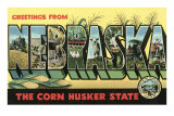 Greetings from Nebraska Posters