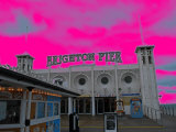 Brighton Pink Pier Photographic Print by Paul Tolhurst