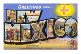 Greetings from New Mexico Poster Greetings from New Mexico Poster