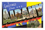 Greetings from Albany, New York Prints