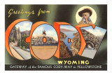 Greetings from Cody, Wyoming Prints