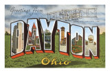 Greetings from Dayton, Ohio Print