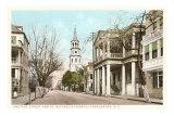 Meeting Street, St. Michael's Church, Charleston, South Carolina Print