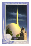 Greetings from  New York World's Fair, Trylon and Perisphere Posters