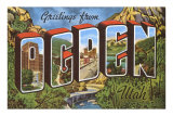 Greetings from Ogden, Utah Posters