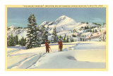 Skiing at Brighton, Utah Posters