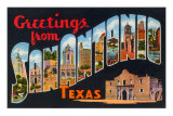 Greetings from San Antonio, Texas Prints