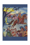 Romanza Mexicana Poster, Village Scene at Night - Reprodüksiyon Romanza Mexicana Poster, Village Scene at Night - Reprodüksiyon