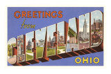 Greetings from Cleveland, Ohio Prints