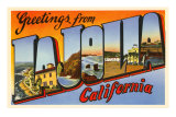 Greetings from La Jolla, California Posters