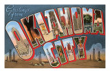 Greetings from Oklahoma City, Oklahoma Posters
