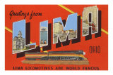 Greetings from Lima, Ohio Poster