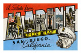 Greetings from Marine Corps., San Diego, California Photo