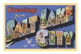 Greetings from Salt Lake City, Utah Posters