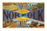 Greetings from Norfolk, Virginia Prints