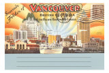 Etui de carte postales, Vancouver, Colombie britannique Posters