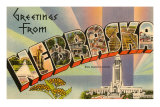 Greetings from Nebraska Prints