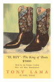 El Rey Tony Loma Cowboy Boots Prints