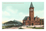 Train Depot, Milwaukee, Wisconsin Prints
