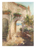 Bernazza Arch Reproduction procédé giclée par Fabio 