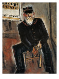 Postman, Paris reproduction procédé giclée par Yuzo Saeki