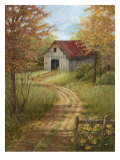 Roadside Barn Giclee Print by Lene Alston Casey
