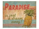 Tropical Paradise Giclee Print by Ted Zorns