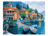 Lake Como Landing Giclee-trykk av Howard Behrens Lake Como Landing Giclee-trykk av Howard Behrens