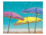 Vanilla Brellas Giclee Print by Joe Sambataro