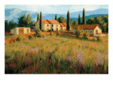 Laundry Day, Tuscany Italy Giclee Print by Roger Williams