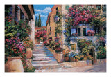 Riviera Stairs Giclee Print by Howard Behrens