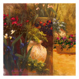 Pequeñas flores a la derecha Lámina giclée por Art Fronckowiak