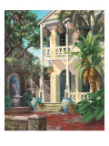 Coquina Court Giclee-vedos tekijänä Art Fronckowiak Coquina Court Giclee-vedos tekijänä Art Fronckowiak
