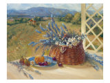 Lavender Basket Giclee-trykk av Ruth Baderian Lavender Basket Giclee-trykk av Ruth Baderian