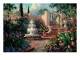 Fountain Garden Lámina giclée por Art Fronckowiak Fountain Garden Lámina giclée por Art Fronckowiak