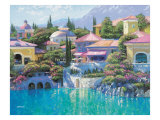 Lago Bellagio Giclee-trykk av Howard Behrens Lago Bellagio Giclee-trykk av Howard Behrens