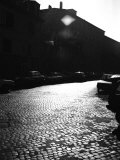 Stone Pavement and Street, Italy Photographic Print by Tomaru Eiichi
