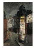 A Poster Column, Paris Giclee Print by Yuzo Saeki