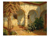 Arcos de monasterio Lámina giclée por Roger Williams