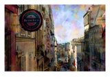 Street View at Montmartre, Paris, France Giclee Print by Nicolas Hugo