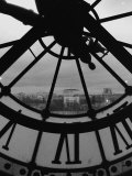 Clock Tower and Scenery of a Town, Paris, France Photographie par Tomaru Eiichi