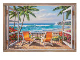 Tropical Terrace for Two Lámina giclée por Sung Kim Tropical Terrace for Two Lámina giclée por Sung Kim