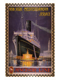New York and Mediterranean Giclee Print