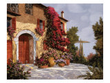 Bougainvillea Giclee Print by Guido Borelli