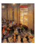 Riot in the Galleria Giclee Print by Umberto Boccioni