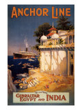 Gibralter and India I Giclee Print