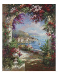Vue florale Reproduction procédé giclée par Jerome 