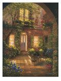 Spring Courtyard I Giclee Print by J. Martin