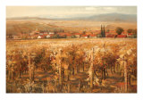 Italian Golden Vineyard Giclee Print by K. Adams