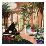 Hotel Lobby I reproduction procédé giclée par Art Fronckowiak